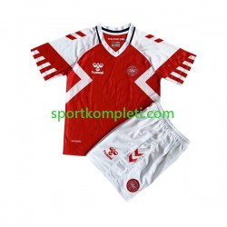 Danska Djeca Domaći Nogometni Dres 2023 Kratki Rukavi