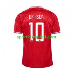 Danska Muškarci Domaći Nogometni Dres Eriksen 10 Euro 2024 Kratki Rukavi