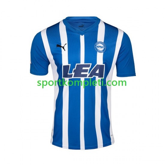 Muškarci Domaći Nogometni Dres Deportivo Alaves 2023-2024 Kratki Rukavi