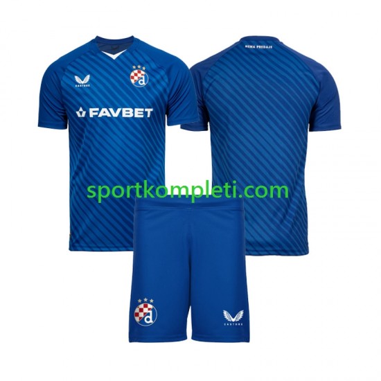 Dinamo Zagreb Djeca Domaći Nogometni Dres 2024-2025 Kratki Rukavi