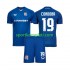 Dinamo Zagreb Djeca Domaći Nogometni Dres Juan Cordoba 19 2024-2025 Kratki Rukavi