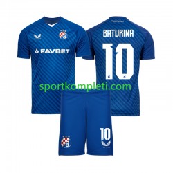 Dinamo Zagreb Djeca Domaći Nogometni Dres Martin Baturina 10 2024-2025 Kratki Rukavi