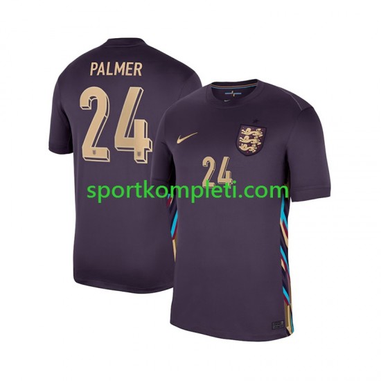 Engleska Muškarci Gostujući Nogometni Dres Cole Palmer 24 2024 Kratki Rukavi