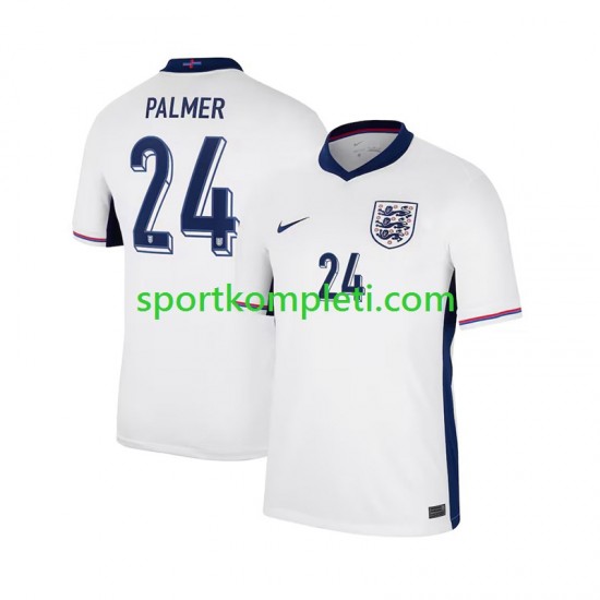 Engleska Muškarci Domaći Nogometni Dres Cole Palmer 24 2024 Kratki Rukavi