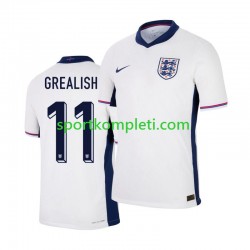 Engleska Muškarci Domaći Nogometni Dres Jack Grealish 11 Euro 2024 Kratki Rukavi