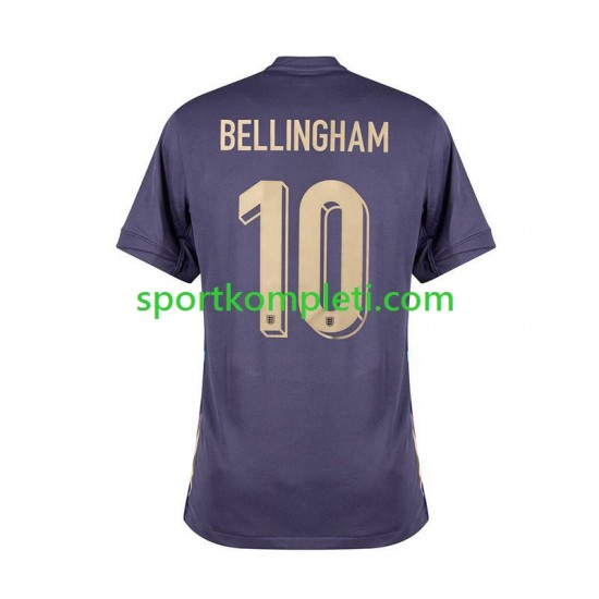 Engleska Muškarci Gostujući Nogometni Dres Jude Bellingham 10 Euro 2024 Kratki Rukavi