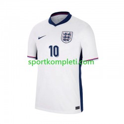 Engleska Bijela Muškarci Domaći Nogometni Dres Jude Bellingham 10 Euro 2024 Kratki Rukavi