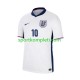 Engleska Bijela Muškarci Domaći Nogometni Dres Jude Bellingham 10 Euro 2024 Kratki Rukavi