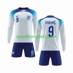 Engleska Djeca Domaći Nogometni Dres Kane 9 World Cup 2022 Dugi Rukavi