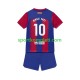 FC Barcelona Djeca Domaći Nogometni Dres Ansu Fati 10 2023-2024 Kratki Rukavi