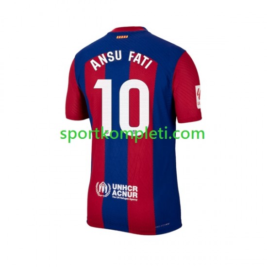 FC Barcelona Muškarci Domaći Nogometni Dres Ansu Fati 10 2023-2024 Kratki Rukavi