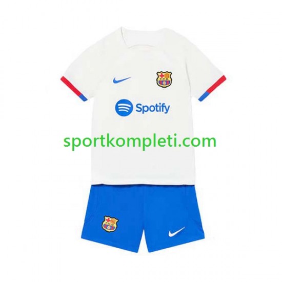 FC Barcelona Djeca Gostujući Nogometni Dres 2023-2024 Kratki Rukavi