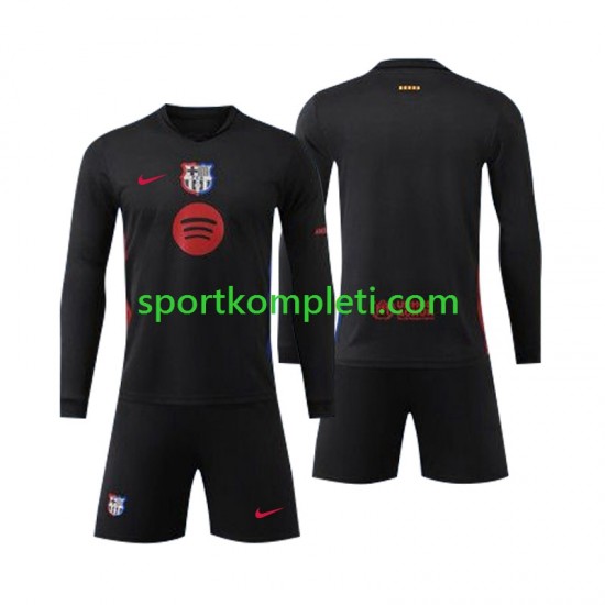 FC Barcelona Djeca Gostujući Nogometni Dres 2024-2025 Dugi Rukavi