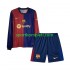 FC Barcelona Djeca Domaći Nogometni Dres 2024-2025 Dugi Rukavi