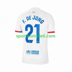 FC Barcelona Muškarci Gostujući Nogometni Dres Frenkie de Jong 21 2023-2024 Kratki Rukavi