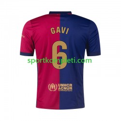 FC Barcelona Muškarci Domaći Nogometni Dres GAVI 6 2024-2025 Kratki Rukavi