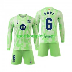 FC Barcelona Djeca Treći Nogometni Dres Gavi 6 2024-2025 Dugi Rukavi