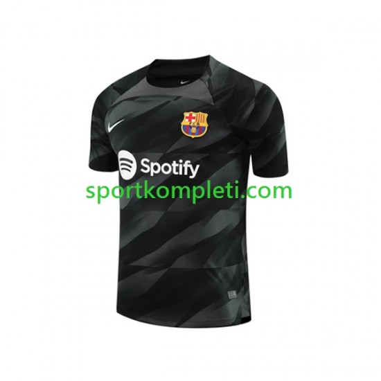 FC Barcelona Vratar Muškarci Gostujući Nogometni Dres 2023-2024 Kratki Rukavi