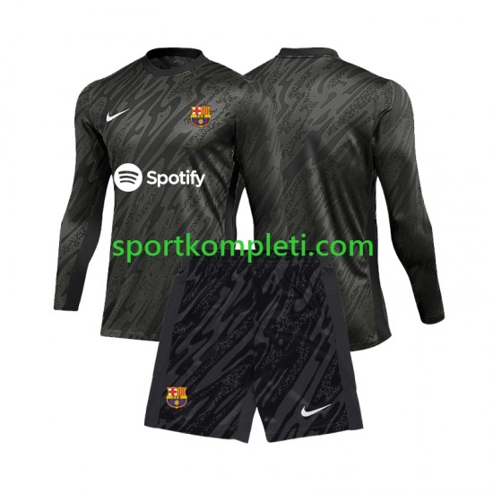 FC Barcelona Vratar Djeca Treći Nogometni Dres 2024-2025 Dugi Rukavi