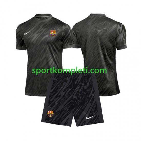 FC Barcelona Vratar Djeca Treći Nogometni Dres 2024-2025 Kratki Rukavi