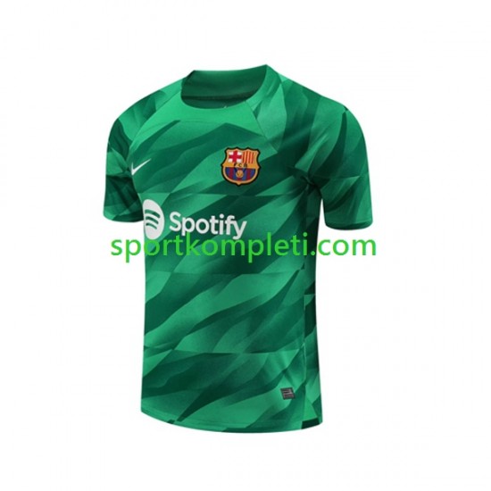 FC Barcelona Vratar Muškarci Domaći Nogometni Dres 2023-2024 Kratki Rukavi