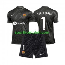 FC Barcelona Vratar Djeca Treći Nogometni Dres Ter Stegen 1 2024-2025 Kratki Rukavi