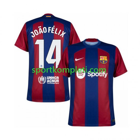 FC Barcelona Muškarci Domaći Nogometni Dres Joao Felix 14 2023-2024 Kratki Rukavi