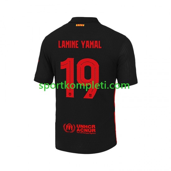 FC Barcelona Muškarci Gostujući Nogometni Dres LAMINE YAMAL 19 UCL Font 2024-2025 Kratki Rukavi