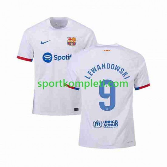 FC Barcelona Muškarci Gostujući Nogometni Dres LEWANDOWSKI 9 2023-2024 Kratki Rukavi
