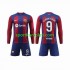 FC Barcelona Djeca Domaći Nogometni Dres LEWANDOWSKI 9 2023-2024 Dugi Rukavi