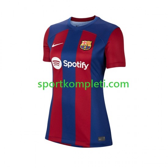 FC Barcelona Žene Domaći Nogometni Dres 2023-2024 Kratki Rukavi