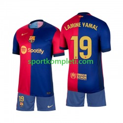 FC Barcelona Djeca Domaći Nogometni Dres Lamine Yamal 19 2024-2025 Kratki Rukavi
