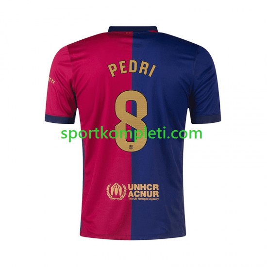 FC Barcelona Muškarci Domaći Nogometni Dres PEDRI 8 2024-2025 Kratki Rukavi