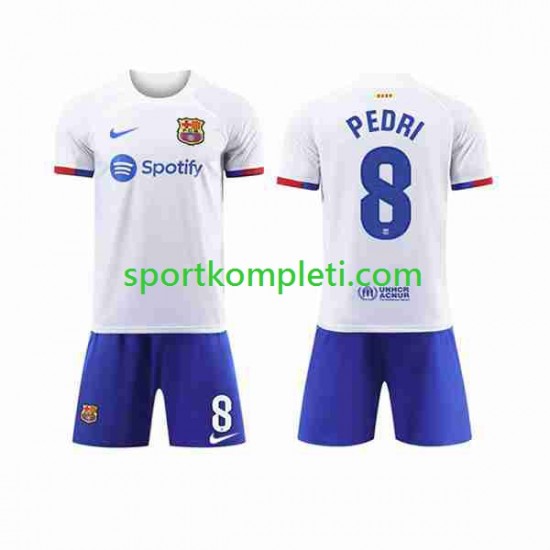 FC Barcelona Djeca Gostujući Nogometni Dres Pedri 8 2023-2024 Kratki Rukavi FC Barcelona Djeca Gostujući Nogometni Dres Pedri 8 2023-2024 Kratki Rukavi