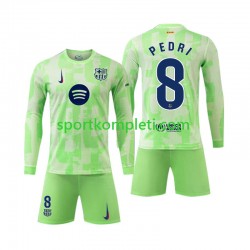 FC Barcelona Djeca Treći Nogometni Dres Pedri 8 2024-2025 Dugi Rukavi