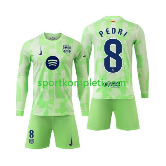 FC Barcelona Djeca Treći Nogometni Dres Pedri 8 2024-2025 Dugi Rukavi