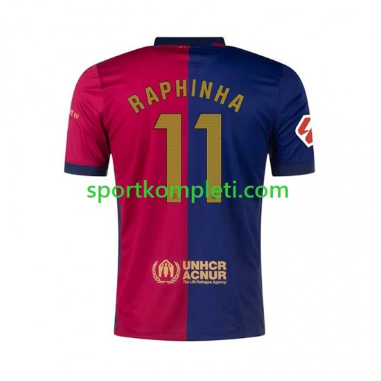FC Barcelona Muškarci Domaći Nogometni Dres RAPHINHA 11 2024-2025 Kratki Rukavi