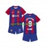 FC Barcelona Djeca Domaći Nogometni Dres Robert Lewandowski 9 2023-2024 Kratki Rukavi