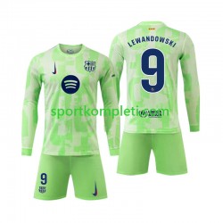 FC Barcelona Djeca Treći Nogometni Dres Robert Lewandowski 9 2024-2025 Dugi Rukavi