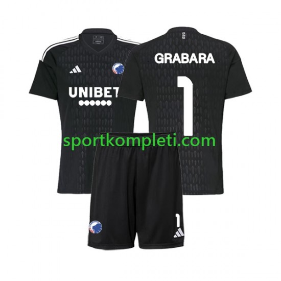 FC Kopenhagen Vratar Djeca Gostujući Nogometni Dres GRABARA 1 2023-2024 Kratki Rukavi