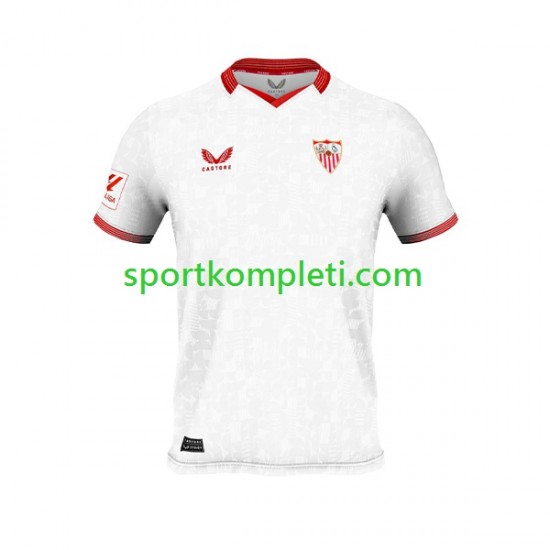 Sevilla FC Muškarci Domaći Nogometni Dres 2023-2024 Kratki Rukavi