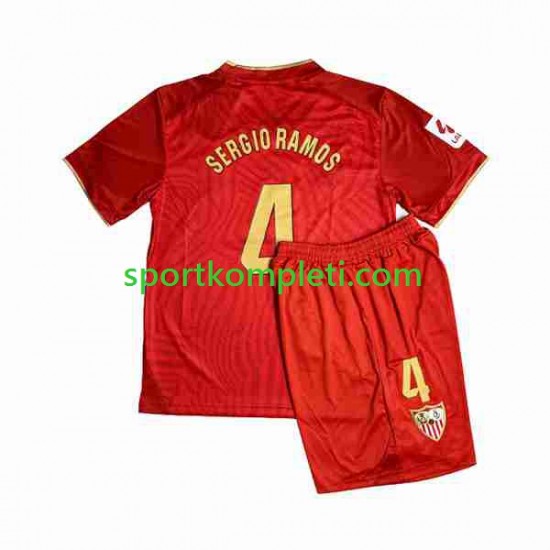 Sevilla FC Djeca Gostujući Nogometni Dres Sergio Ramos 4 2023-2024 Kratki Rukavi