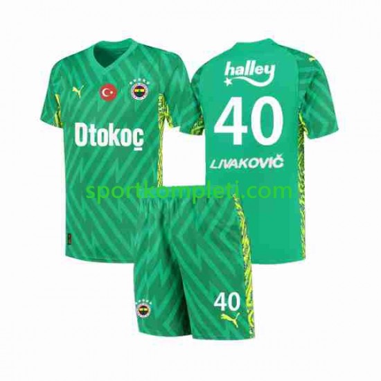 Vratar Domaći Fenerbahce Livakovic 40 Footbal Kit 2023-2024 Kratki Rukavi