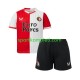 Feyenoord Rotterdam Djeca Domaći Nogometni Dres 2023-2024 Kratki Rukavi