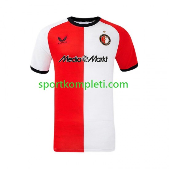 Feyenoord Rotterdam Muškarci Domaći Nogometni Dres 2024-2025 Kratki Rukavi