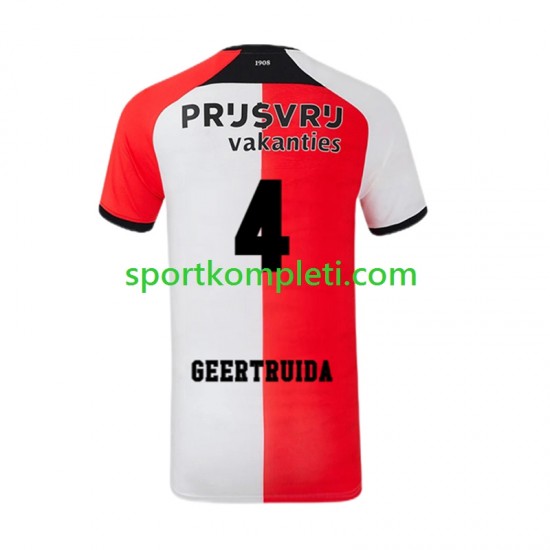 Feyenoord Rotterdam Muškarci Domaći Nogometni Dres Lutsharel Geertruida 4 2024-2025 Kratki Rukavi