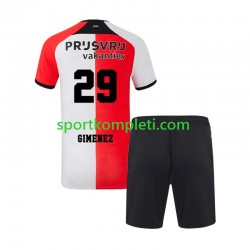 Feyenoord Rotterdam Djeca Domaći Nogometni Dres Santiago Gimenez 29 2024-2025 Kratki Rukavi