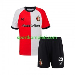 Feyenoord Rotterdam Djeca Domaći Nogometni Dres Santiago Gimenez 29 2024-2025 Kratki Rukavi