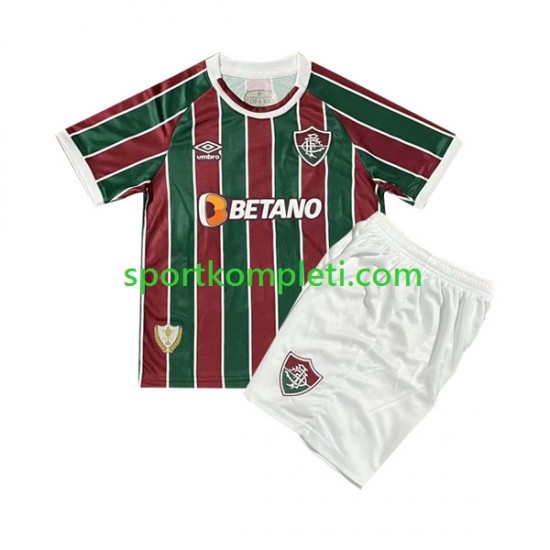 Fluminense Djeca Domaći Nogometni Dres 2023-2024 Kratki Rukavi