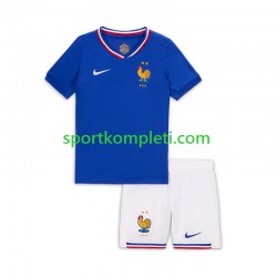 Francuska Djeca Domaći Nogometni Dres Bradley Barcola 20 2024 Kratki Rukavi